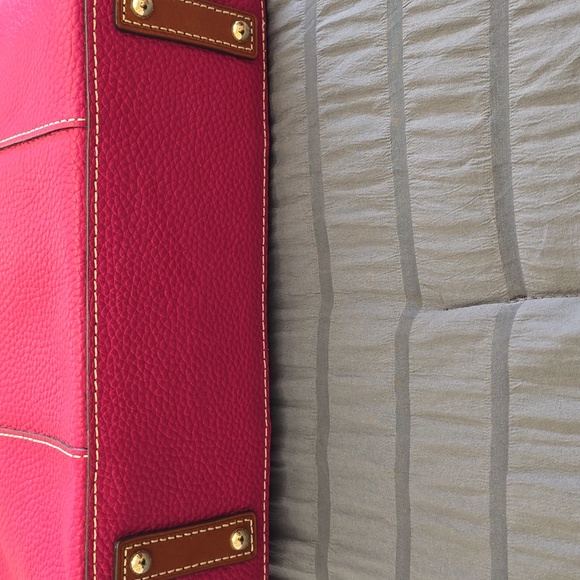 Dooney & Bourke Pink Leather Tote Bag Nwt - Picture 4 of 11